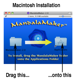 Labeled Disk Image Window